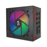FONTE DE ALIMENTACAO REDRAGON GAMER 750 WATTS FULL MODULAR RGB 80 PLUS GOLD GC-PS006-1 PRETO