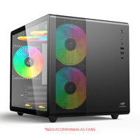 GABINETE C3TECH AQUARIUS MT-G710BK SEM FONTE