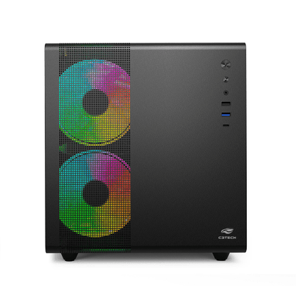 GABINETE C3TECH AQUARIUS MT-G710BK SEM FONTE
