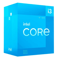 PROCESSADOR INTEL CORE I3-12100 3.3GHZ (TURBO 4.3GHZ) 12MB CACHE LGA1700 12° GERACAO BX8071512100
