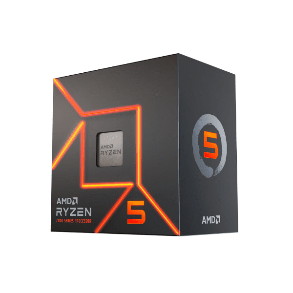 PROCESSADOR AMD RYZEN 5 7600 4.0GHZ (TURBO 5.2GHZ) 38MB CACHE AM5 100-100001015BOX