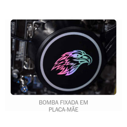 WATER COOLER WAC6 K-MEX, 240MM PRETO INTEL/AMD LED MULTICOLOR