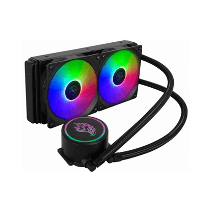 WATER COOLER WAC6 K-MEX, 240MM PRETO INTEL/AMD LED MULTICOLOR