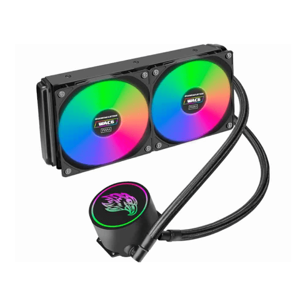 WATER COOLER WAC6 K-MEX, 240MM PRETO INTEL/AMD LED MULTICOLOR
