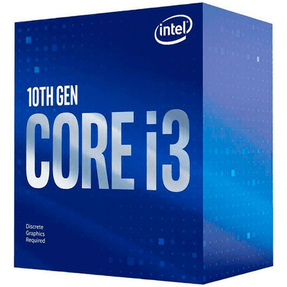PROCESSADOR INTEL CORE I3-10105F 3.7GHZ (TURBO 4.4GHZ) 6MB CACHE LGA 1200 10° GERACAO BX8070110105F