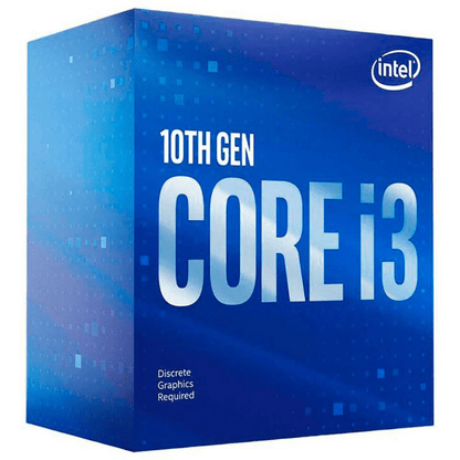 PROCESSADOR INTEL CORE I3-10105F 3.7GHZ (TURBO 4.4GHZ) 6MB CACHE LGA 1200 10° GERACAO BX8070110105F