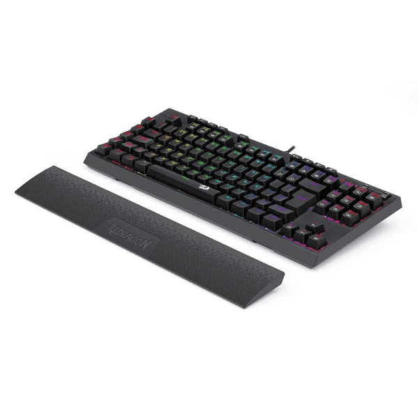 TECLADO MECANICO VISHNU RGB PRETO SWITCH VERMELHO K596RGB (PT-RED)
