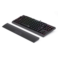 TECLADO MECANICO VISHNU RGB PRETO SWITCH VERMELHO K596RGB (PT-RED)