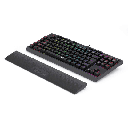 TECLADO MECANICO VISHNU RGB PRETO SWITCH VERMELHO K596RGB (PT-RED)