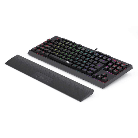 TECLADO MECANICO VISHNU RGB PRETO SWITCH VERMELHO K596RGB (PT-RED)