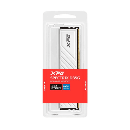 MEMORIA ADATA XPG SPECTRIX D35G 8GB DDR4 3200MHZ CL16 RGB BRANCO DESKTOP