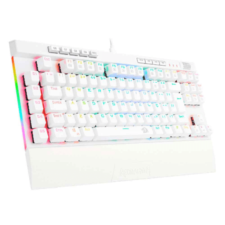 TECLADO GAMER REDRAGON MAGIC-WAND PRO RGB BRANCO SWITCH K587W-RGB-PRO (PT-BROWN)
