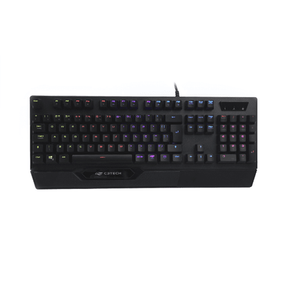 TECLADO MECANICO GAMER C3TECH PRETO KGM-1200BK