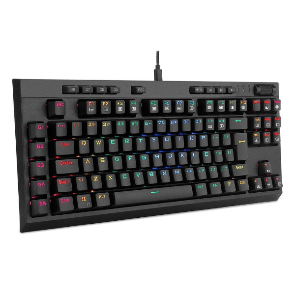TECLADO GAMER REDRAGON OPTICO BROADSWORD K588RGB-PRO