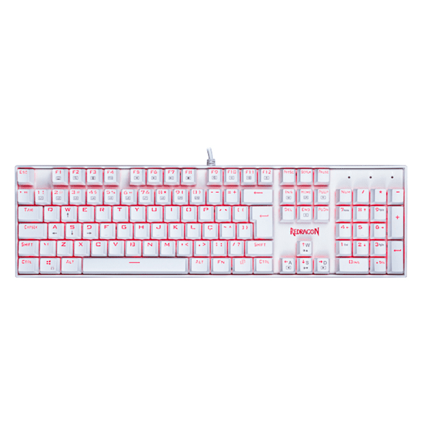 TECLADO MECANICO REDRAGON MITRA K551W SINGLE COLOR SWITCH MARROM