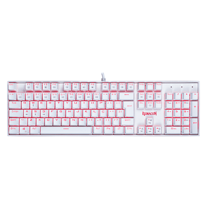 TECLADO MECANICO REDRAGON MITRA K551W SINGLE COLOR SWITCH MARROM