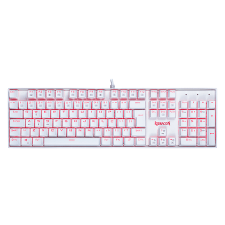 TECLADO MECANICO REDRAGON MITRA K551W SINGLE COLOR SWITCH MARROM