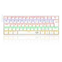 TECLADO GAMER REDRAGON LAKSHMI RAINBOW BRANCO SWITCH AZUL - K606W-R