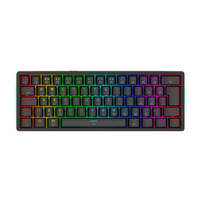 TECLADO REDRAGON MECANICO GAMER AKALI PRETO RGB SWITCH MARROM K642-RGB (PT-BROWN)