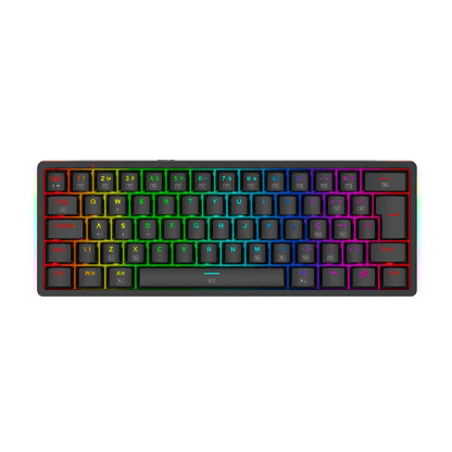 TECLADO REDRAGON MECANICO GAMER AKALI PRETO RGB SWITCH MARROM K642-RGB (PT-BROWN)
