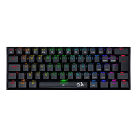 TECLADO REDRAGON MECANICO GAMER DRAGONBORN RGB PRETO SWITCH AZUL ABNT2 K630RGB-1 (PT-BLUE)