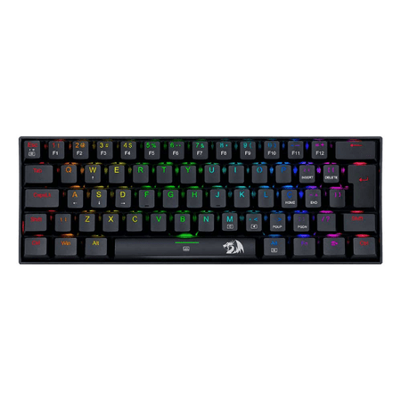 TECLADO REDRAGON MECANICO GAMER DRAGONBORN RGB PRETO SWITCH AZUL ABNT2 K630RGB-1 (PT-BLUE)