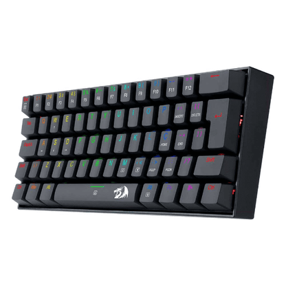 TECLADO REDRAGON MECANICO GAMER DRAGONBORN RGB PRETO SWITCH AZUL ABNT2 K630RGB-1 (PT-BLUE)