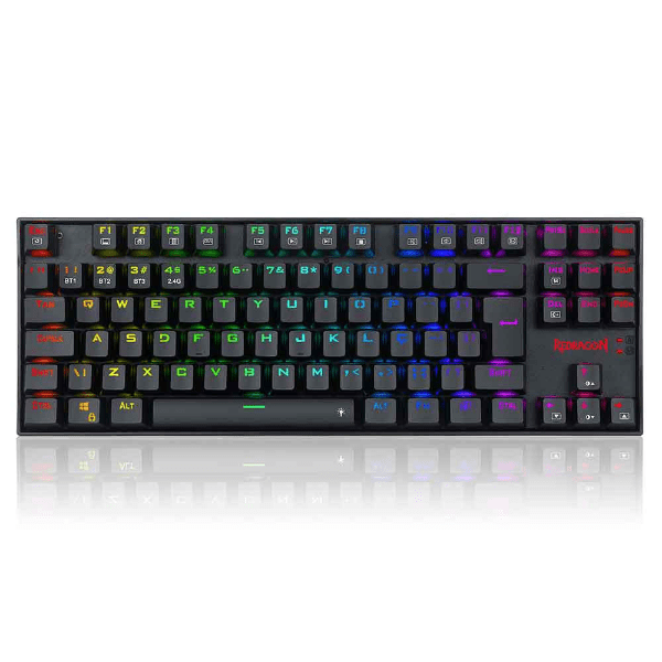 TECLADO REDRAGON MECANICO GAMER KUMARA PRO RGB WIRELESS PRETO SWITCH BLUE K552RGB-BRS-B (PT BLUE)