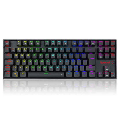 TECLADO REDRAGON MECANICO GAMER KUMARA PRO RGB WIRELESS PRETO SWITCH BLUE K552RGB-BRS-B (PT BLUE)
