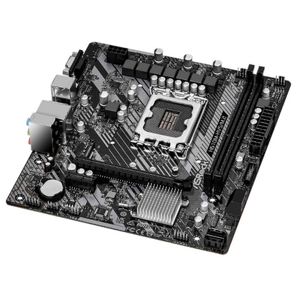 PLACA MAE (INTEL) ASROCK H610M-HVS M.2 DDR4 LGA1700 12° 13° E 14° GERACAO