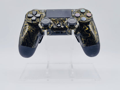 Controle Ps4 com Grip Gold Liquid Stelf