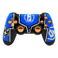 Controle Ps4 com Grip Limited Gold Rainbow 6 Stelf