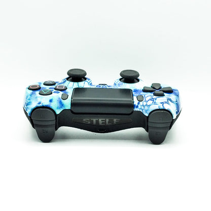 Controle Ps4 com Grip Blue Snake Camoo Stelf