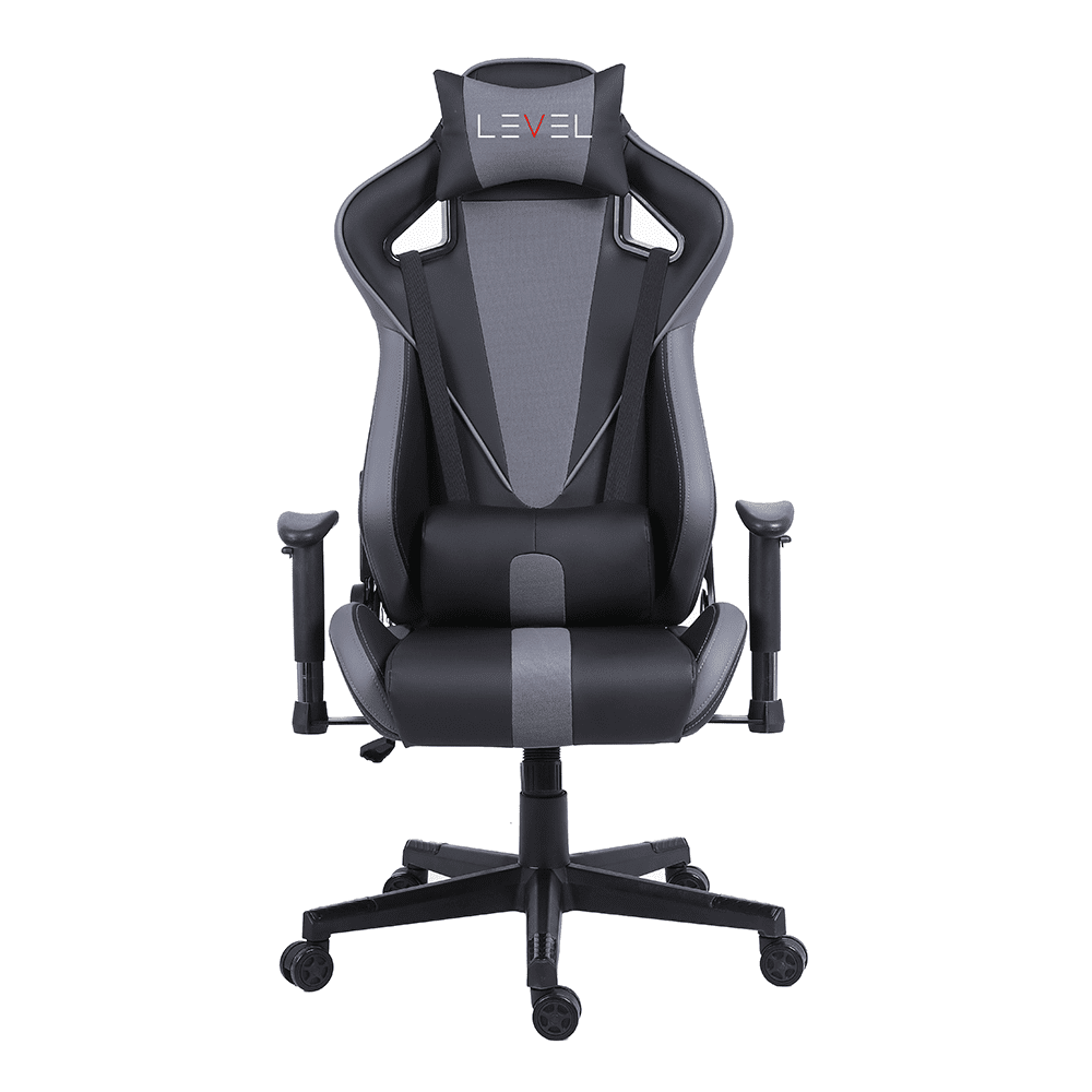 Cadeira Gamer Level LV-C02BN GRY Preto/Cinza
