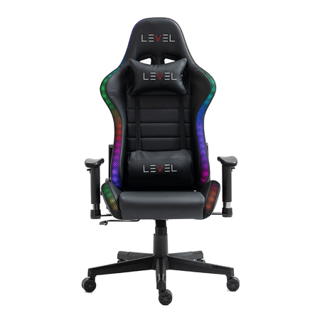 Cadeira Gamer Level com Iluminação RGB LV-C06BN-RGB Preto