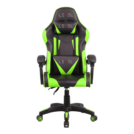 Cadeira Gamer Level LV-C01DN Preto/Verde