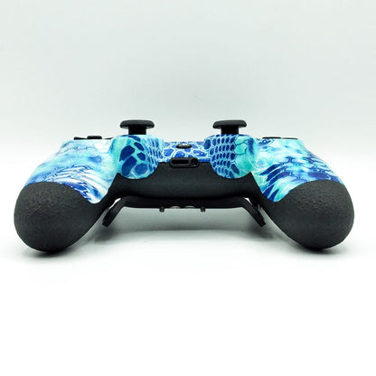 Controle Ps4 com Grip Blue Snake Camoo Stelf
