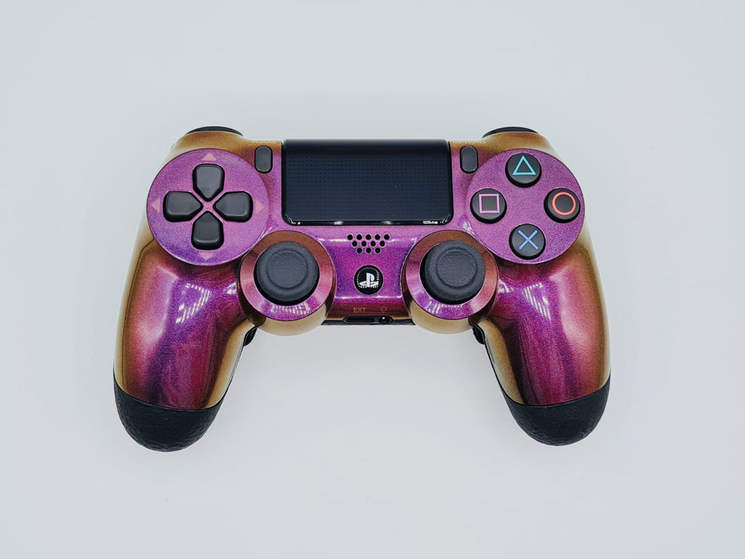 Controle Ps4 com Grip Purple Chameleon Stelf