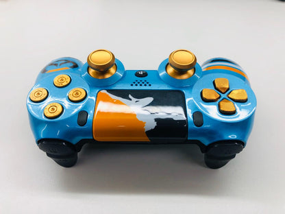 Controle Ps4 com Grip Limited Gold Over Stelf