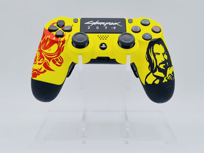Controle Ps4 com Grip Cyberpunk 2077 Stelf