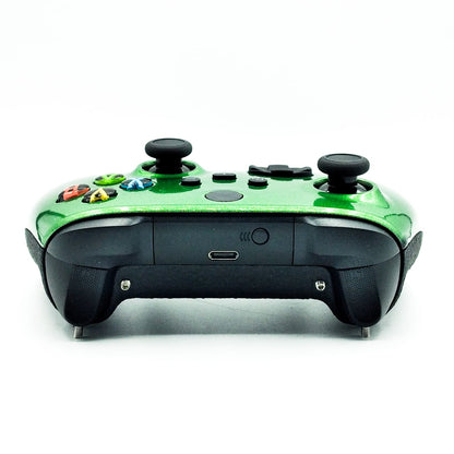 Controle Xbox Series com Grip Metal Green Stelf