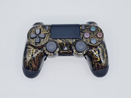 Controle Ps4 com Grip Gold Liquid Stelf