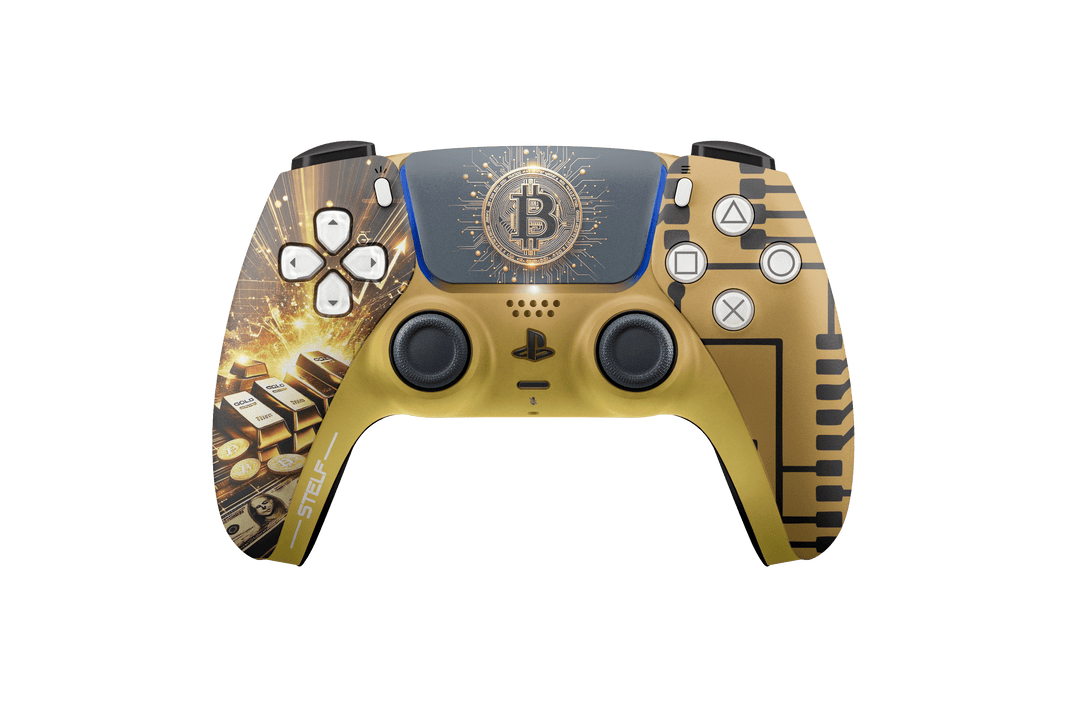 Controle Ps5 com Grip Bitcoin Elite Stelf