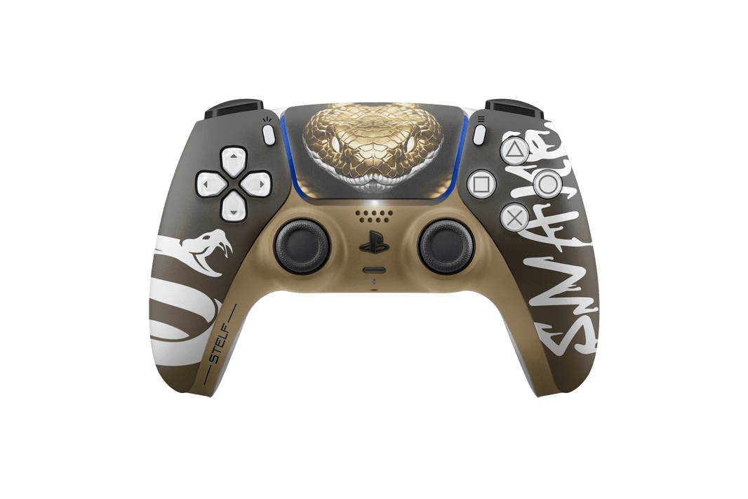 Controle Ps5 com Grip Snake Elite Stelf