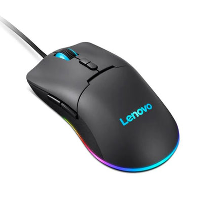 Mouse Gamer Lenovo M210, até 8000 DPI (5 níveis de controle), Iluminação RGB