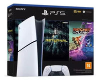 Console Sony Playstation 5 Slim Digital (USB/HDMI/1TB SSD/com 2 Jogos Returnal e Ratchet&Clank) Branco
