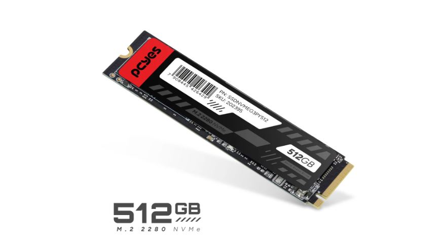 Ssd Pcyes M.2 2280 Nvme Pcie 3.0X4 512Gb - Leitura 2200Mb Gravação 1700Mb/S - Ssdnvmeg3Py512