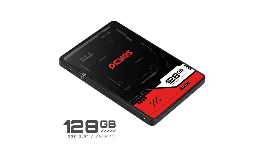 Ssd Pcyes Py128 128Gb Sata Iii 2,5" Leitura 550Mb/S Escrita 400Mb/S - Ssd25Py128