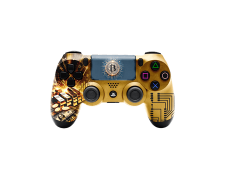 Controle Ps4 Bitcoin Casual controle sem paddles Stelf