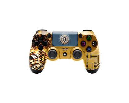 Controle Ps4 com Grip Bitcoin Stelf